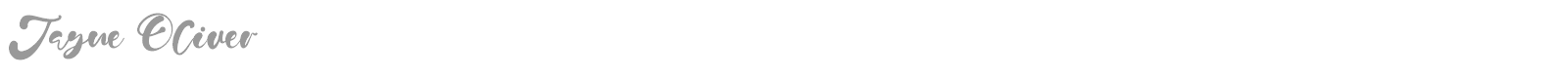 Jayne Oliver font preview